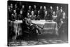 WWI, Kaiser Wilhelm II with Generals-Science Source-Stretched Canvas