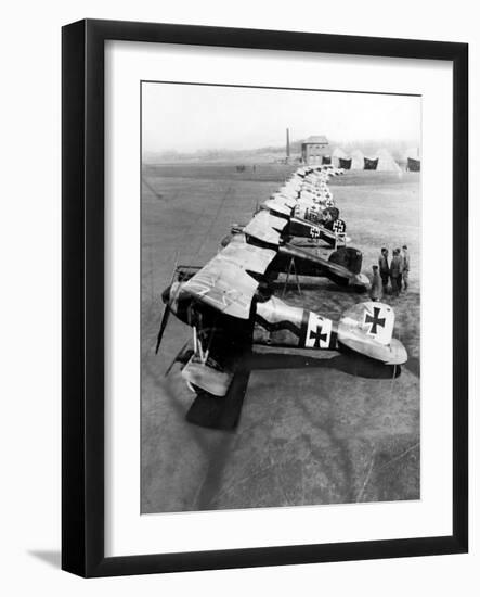 WWI, Manfred von Richthofen's "Flying Circus"-Science Source-Framed Giclee Print