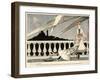 WWI, Paris Searchlights-Leo Lechavallier-Framed Art Print