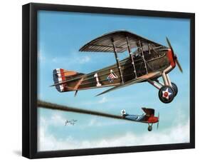 WWI Rickenbacker's (In Sky) Art Poster Print-null-Framed Poster