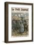 WWI, Serbia's Elderly King Peter in the Trenches as the Serbian Army is Forced to Retreat-null-Framed Photographic Print