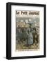 WWI, Serbia's Elderly King Peter in the Trenches as the Serbian Army is Forced to Retreat-null-Framed Photographic Print