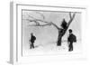 WWI, Serbian Sentinels On Guard Duty-Science Source-Framed Giclee Print