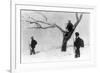 WWI, Serbian Sentinels On Guard Duty-Science Source-Framed Giclee Print