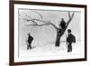 WWI, Serbian Sentinels On Guard Duty-Science Source-Framed Giclee Print