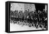 WWI, U.S. Marines, Gas Mask, 1918-Science Source-Framed Stretched Canvas