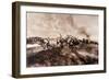 WWI, Uhlans Attack Convoy-null-Framed Art Print