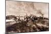 WWI, Uhlans Attack Convoy-null-Mounted Art Print