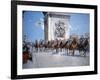 WWI Victory Parade Passing Through the Arc De Triomphe Led by French Marshals Joffre and Foch-Francois Flameng-Framed Giclee Print