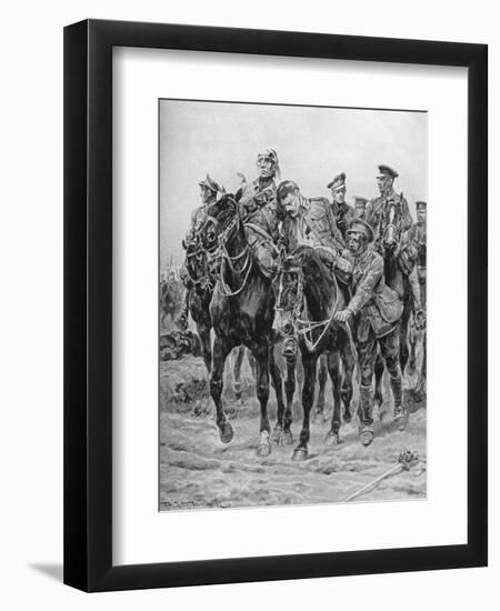 WWI - Wounded British soldiers on horseback-Richard Caton II Woodville-Framed Giclee Print