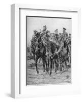 WWI - Wounded British soldiers on horseback-Richard Caton II Woodville-Framed Giclee Print