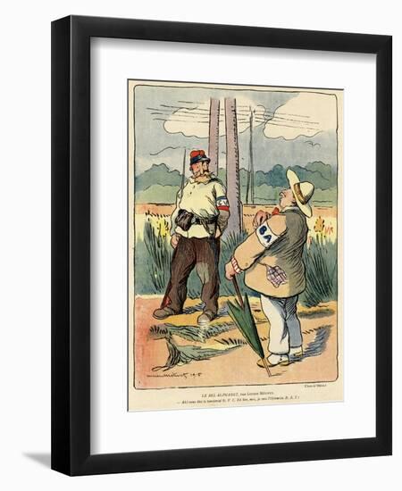 WWI-Lucien Metivet-Framed Art Print