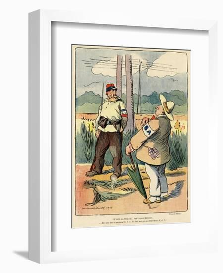 WWI-Lucien Metivet-Framed Art Print