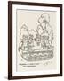 WWII Adaption: Tank-Bus-William Heath Robinson-Framed Art Print