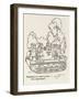 WWII Adaption: Tank-Bus-William Heath Robinson-Framed Art Print