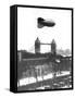 WWII Barrage Balloon London-null-Framed Stretched Canvas