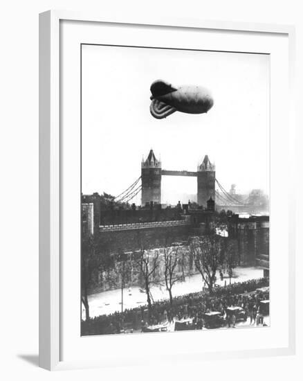 WWII Barrage Balloon London-null-Framed Photographic Print
