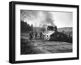 WWII Battle of the Bulge-Peter J. Carroll-Framed Premium Photographic Print