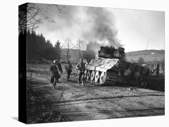 WWII Battle of the Bulge-Peter J. Carroll-Stretched Canvas