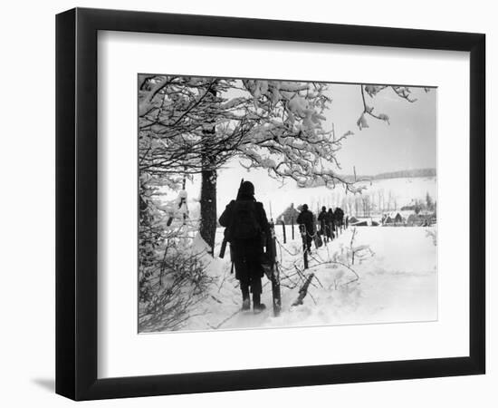 WWII Battle of the Bulge-null-Framed Photographic Print