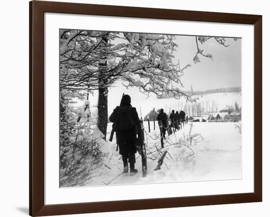 WWII Battle of the Bulge-null-Framed Photographic Print