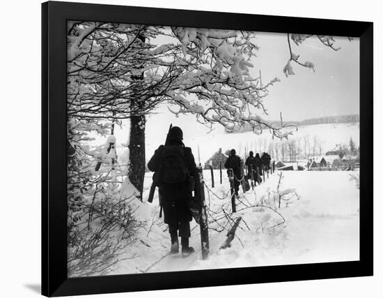 WWII Battle of the Bulge-null-Framed Photographic Print