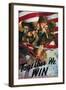 WWII: Biracial Unity Poster-null-Framed Giclee Print