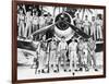 WWII Boyington and Black Sheep Crew 1944-null-Framed Photographic Print