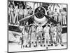 WWII Boyington and Black Sheep Crew 1944-null-Mounted Photographic Print