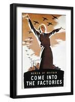 WWII: British Poster-Donald Zec-Framed Giclee Print