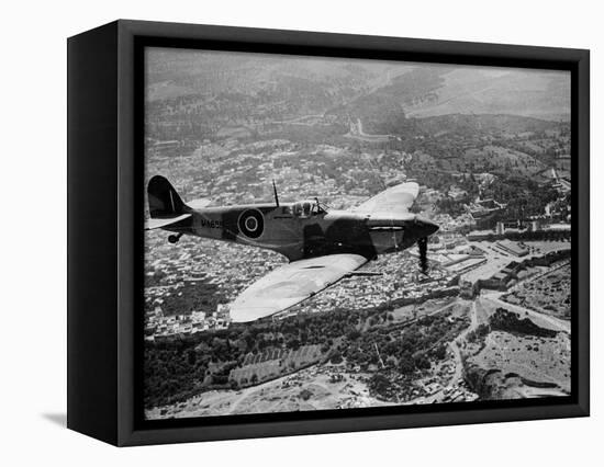 WWII British RAF Spitfire-null-Framed Stretched Canvas