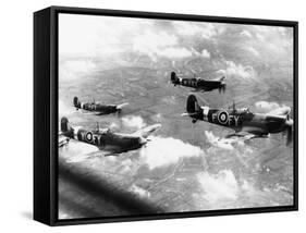 WWII British RAF Spitfires-null-Framed Stretched Canvas