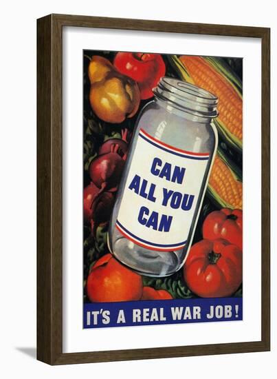 WWII: 'Can All You Can'-null-Framed Giclee Print