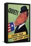 WWII: Careless Talk Poster-null-Framed Stretched Canvas