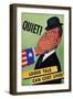 WWII: Careless Talk Poster-null-Framed Giclee Print