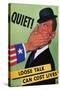 WWII: Careless Talk Poster-null-Stretched Canvas