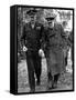 WWII Churchill Eisenhower-null-Framed Stretched Canvas
