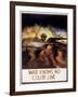 WWII: Color Line Poster-E. Simms Campbell-Framed Giclee Print