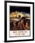 WWII: Color Line Poster-E. Simms Campbell-Framed Giclee Print