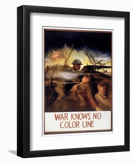 WWII: Color Line Poster-E. Simms Campbell-Framed Giclee Print