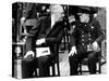 WWII Conference FDR Churchill-null-Stretched Canvas