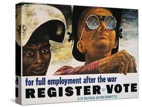 WWII: Employment Poster-Ben Shahn-Stretched Canvas