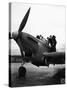 WWII England New Fulmar Plane-Eddie Worth-Stretched Canvas