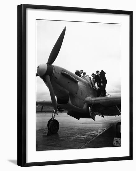 WWII England New Fulmar Plane-Eddie Worth-Framed Photographic Print