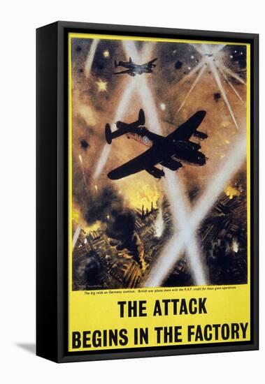 WWII: English Poster, 1944-null-Framed Stretched Canvas