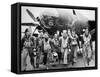 WWII Europe England U.S. Air Force Crews-null-Framed Stretched Canvas