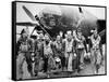 WWII Europe England U.S. Air Force Crews-null-Framed Stretched Canvas