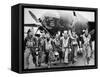 WWII Europe England U.S. Air Force Crews-null-Framed Stretched Canvas