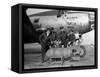 WWII Europe England U.S. Air Force Pilot Crews-HWC-Framed Stretched Canvas