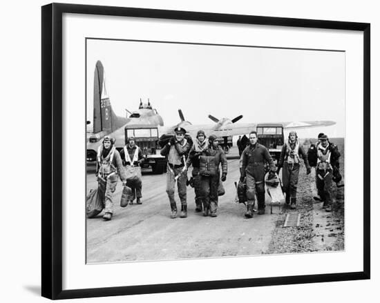 WWII Flying Fortress 1942-null-Framed Photographic Print